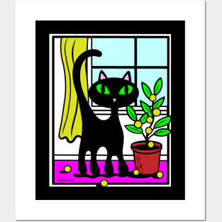 Domestic House Cat Posters and Art